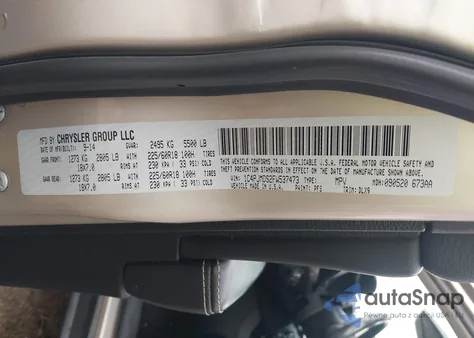 2015 Jeep Cherokee Limited z USA, uszkodzony, nr VIN 1C4PJMDS2FW537473